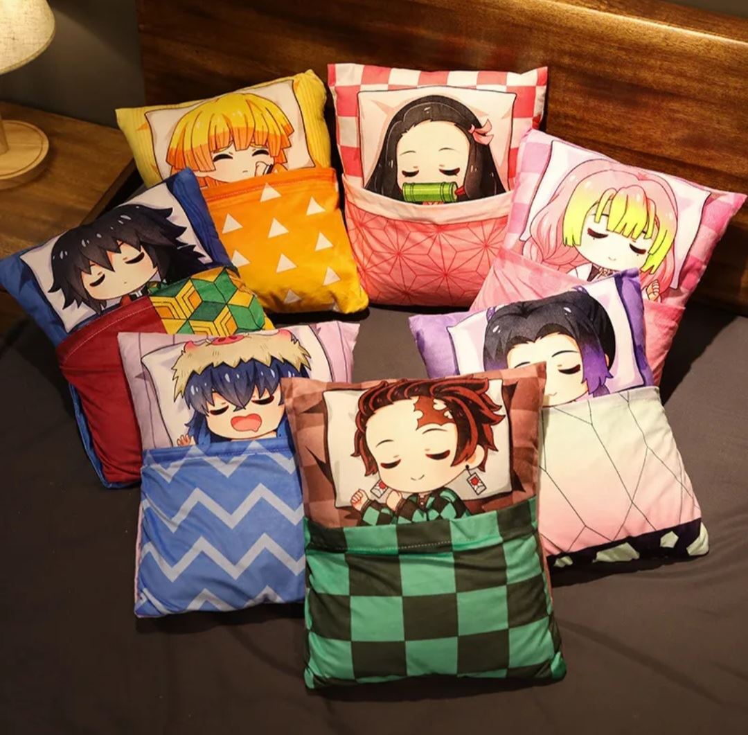 Almohada de peluche de Anime de Demon Slayer, Hashibira Inosuke - Imagen 3