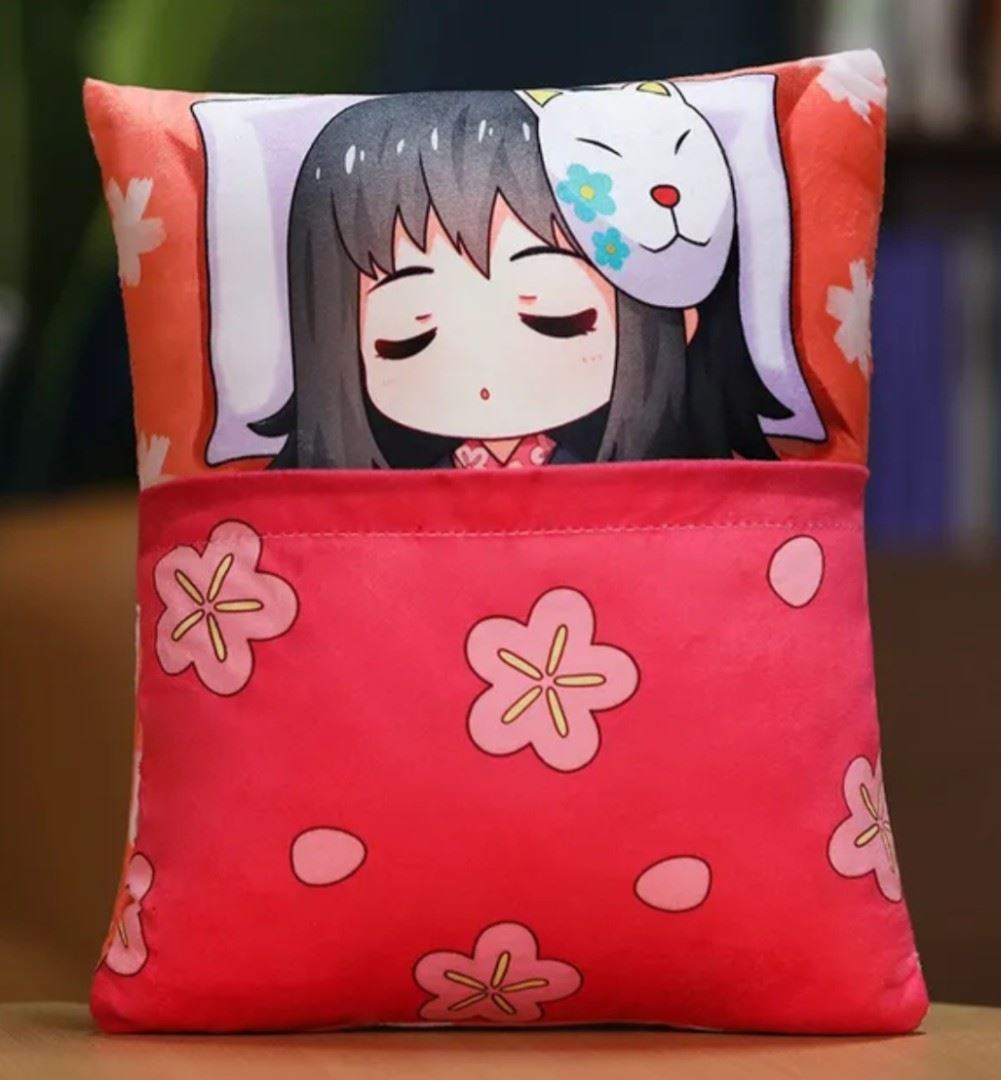 Almohada de peluche de Anime de Demon Slayer, Makomo - Imagen 1