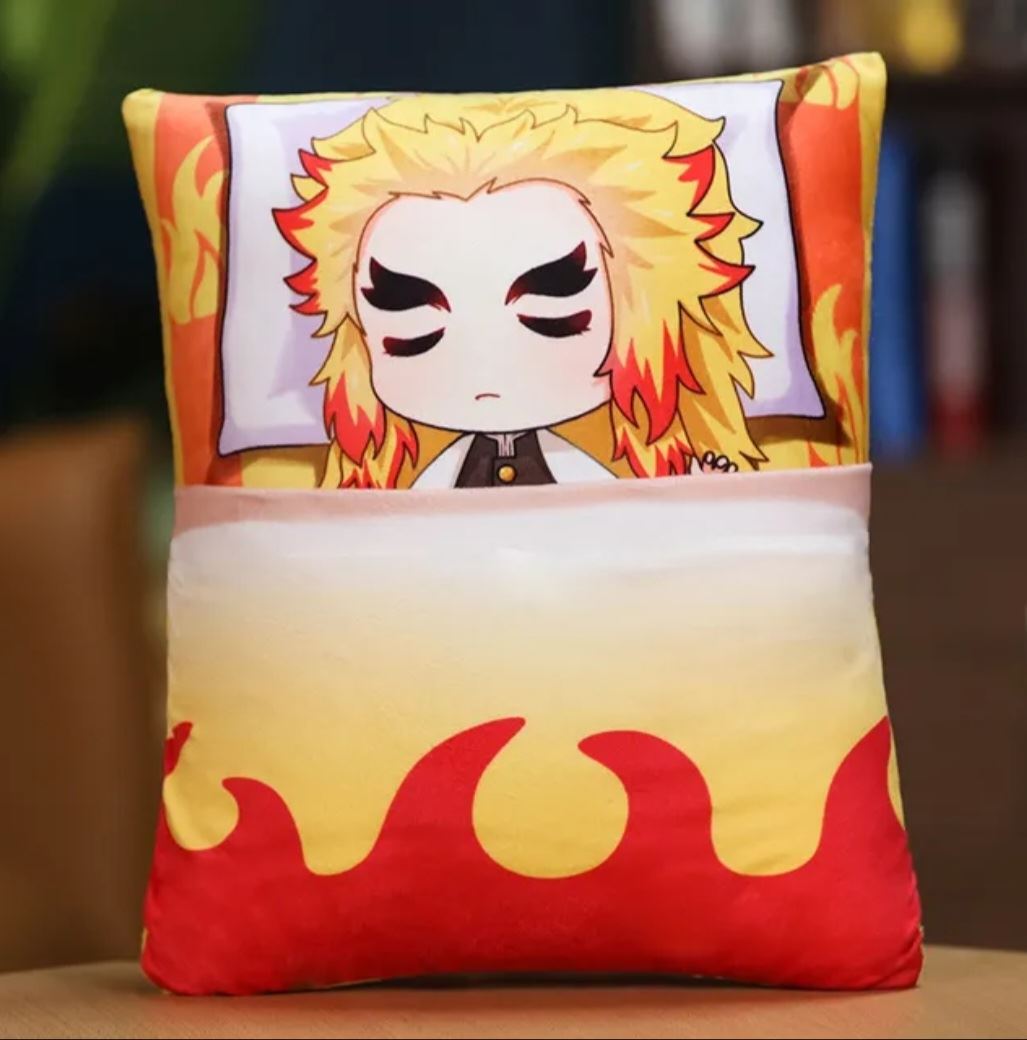 Almohada de peluche de Anime de Demon Slayer, Rengoku Kyoujurou - Imagen 3