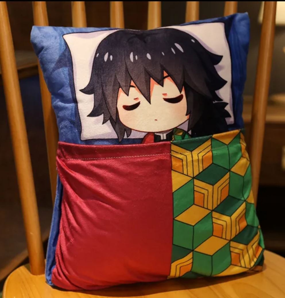 Almohada de peluche de Anime de Demon Slayer, Tomioka Giyuu - Imagen 1