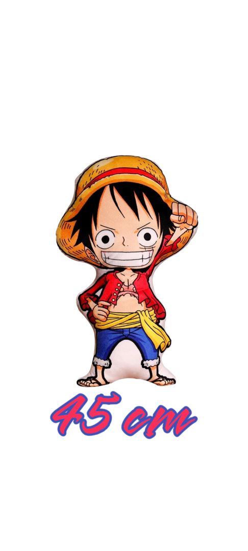 Almohada, muñeco de peluche de Luffy - Imagen 1