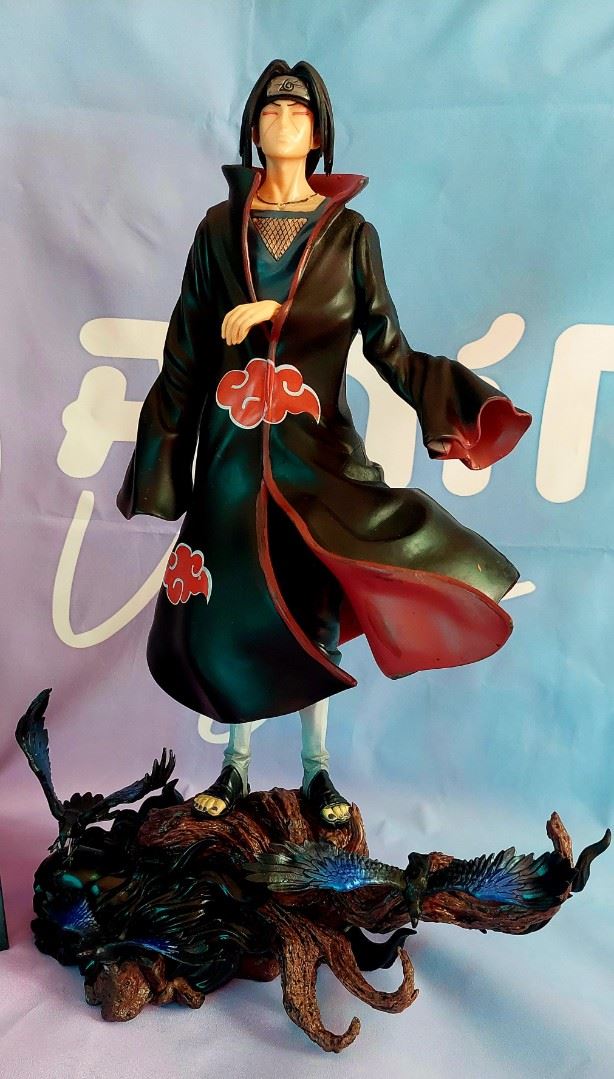 Figura de Naruto Akatsuki Uchiha Itachi Anime PVC. 37 cm - Imagen 2