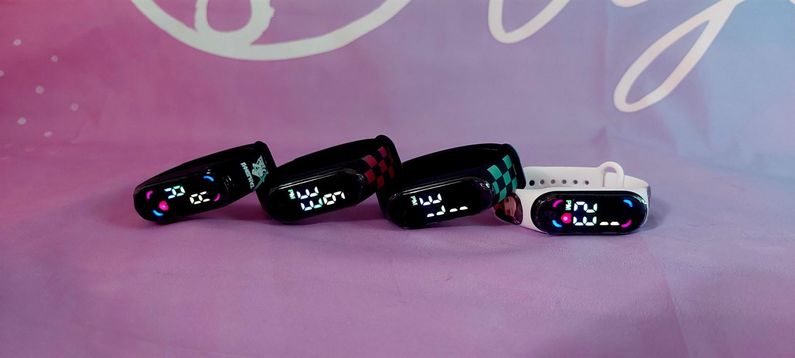 Relojes digitales para niños y niñas, pulsera LED Simple de Demon Slayer - Imagen 2